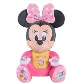 Disney Baby Musical Discovery Plush Minnie Mouse with Sounds and Phrases, Sings ABCs, 123s, and Colors Songs, Kids Toys for Ages 06 Month by Just Play