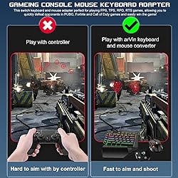 Arvin Keyboard and Mouse Adapter for Nintendo