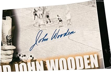 john wooden autograph