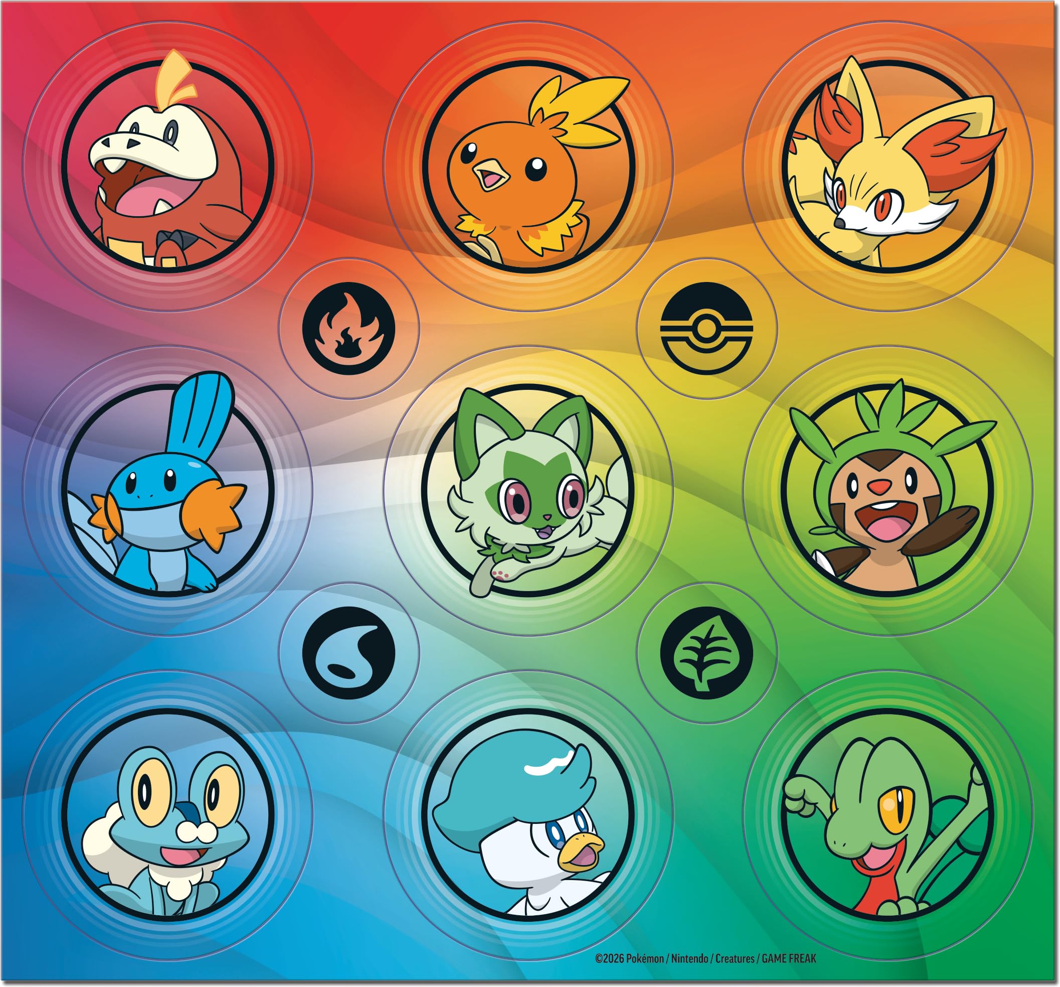 Pokémon-Sammelkartenspiel: Illustrations-Kollektion Erste Partner: Serie 3 (3 Promokarten, 2 Boosterpacks und 1 Stickerbogen) 3