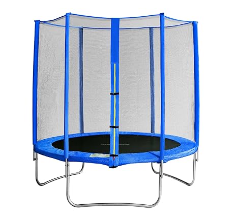 SixBros. SixJump 1,85 M Gartentrampolin Blau Trampolin TB185/1917