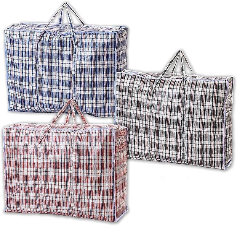 1ABOVE 3 Packs Medium Laundry Storage Bags 57x47x30cm Random Colour