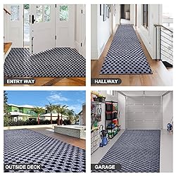 BESTVUE 2' x 49' Runner Rugs with Rubber