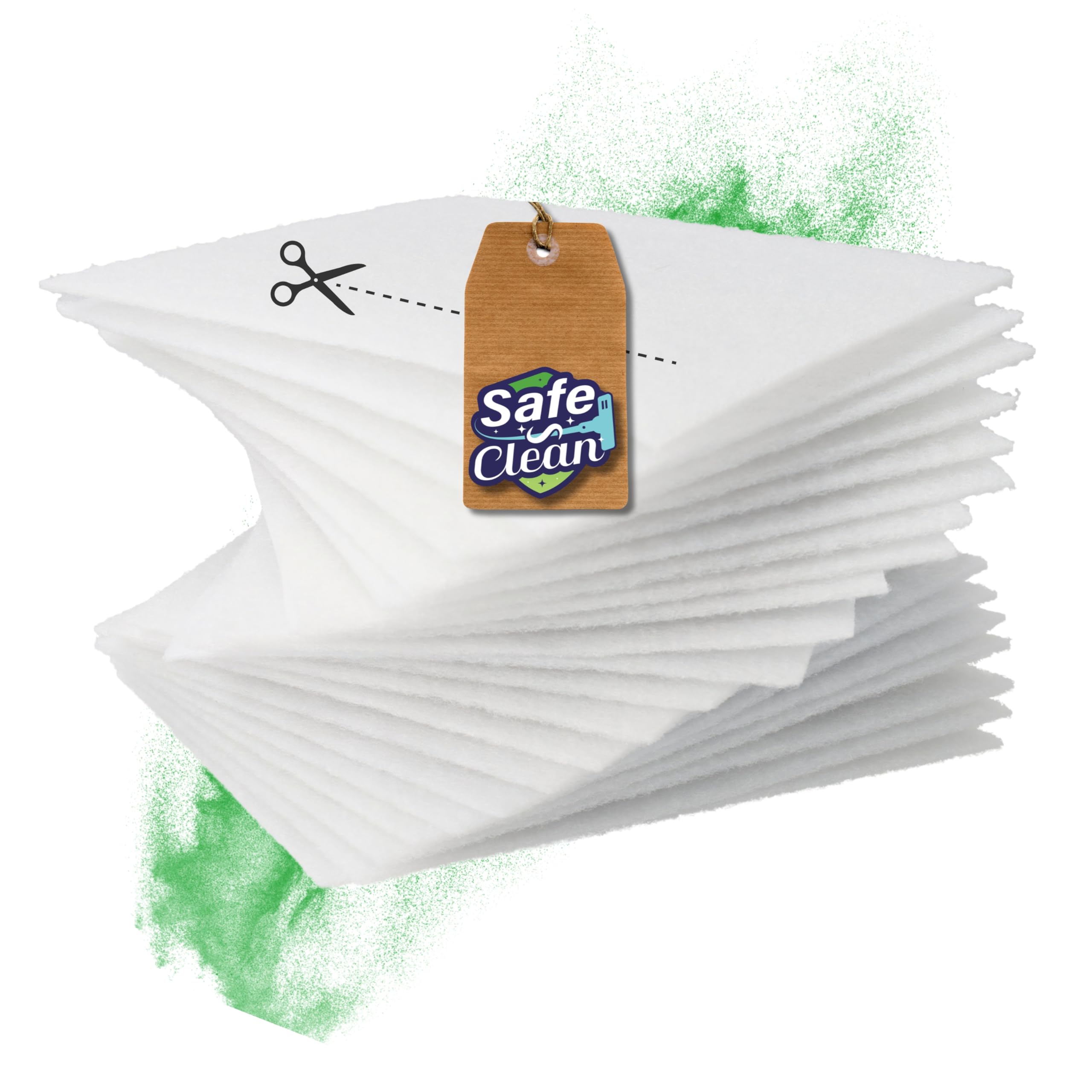 Microsafe® Microfilter/Air Filter/Engine Filter/Universal Exhaust Air Filter, Filter Mat Can Be Cut To Size, Approx 190mm x 90mm