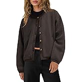 Yanekop Womens Sherpa Jacket Button Down Fleece Winter Coat Fuzzy Jackets Chunky Cardigan Sweaters Open Knit Sweater