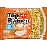Nissin Foods Top Ramen, Chicken, 3 Ounce (Pack of 6)
