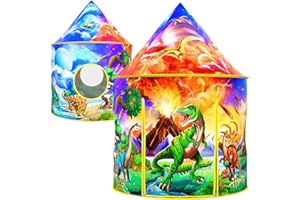 Wilwolfer Dinosaur Tent for Kids: Dinosaur Toys for Kids - Indoor Play Tent for Toddlers and Baby - Great Gift for Boys and Girls
