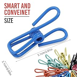Riveda 30 Pack Assorted Chip Bag Clips Utility