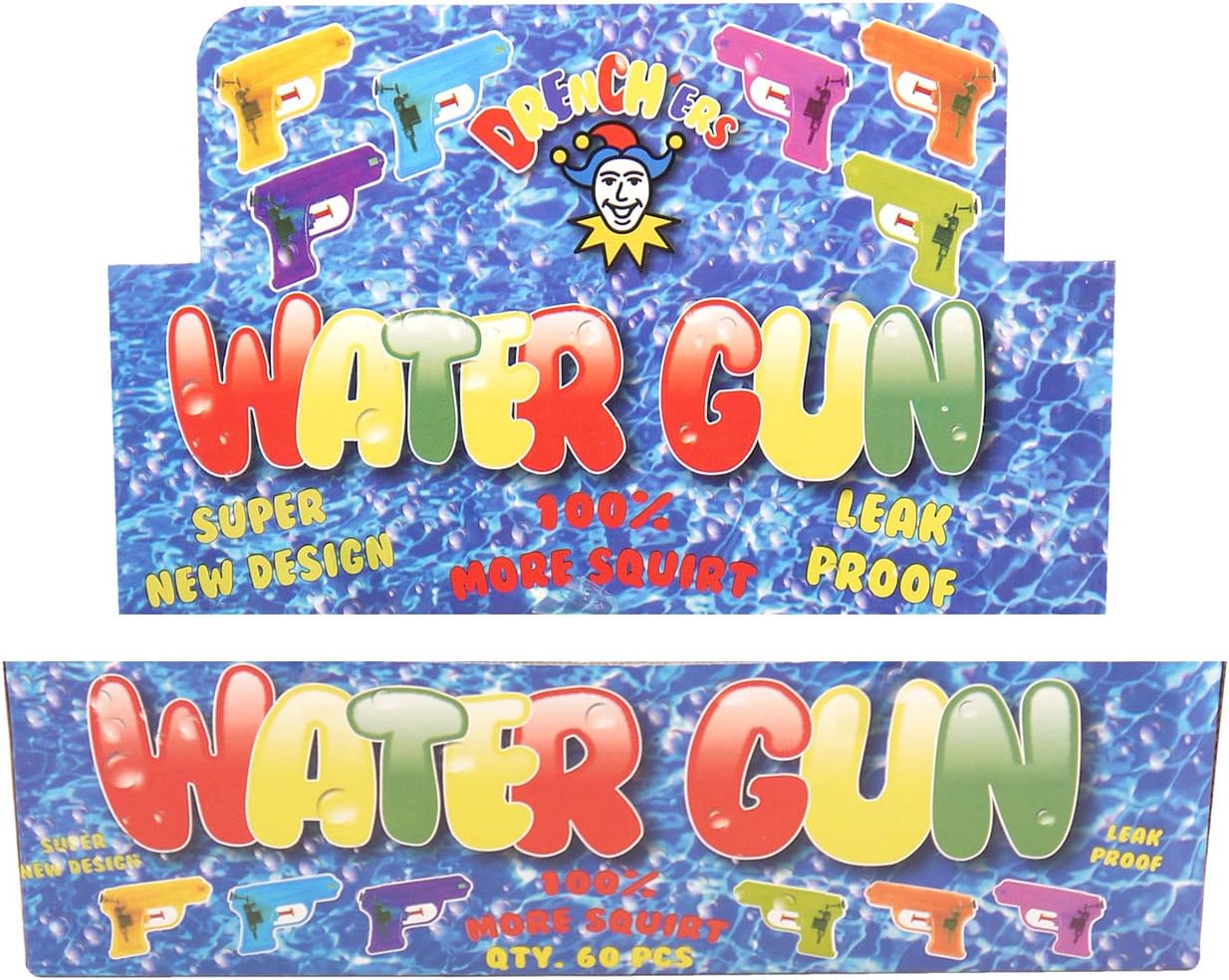 Henbrandt 6 x Mini Water Pistols 11cm Kids Toys Summer Fun Paddling Pool Garden Party Water Gun Pocket Money Toy Outdoor Game Party Favour Loot Bag Fillers for Boys and Girls - Image 3