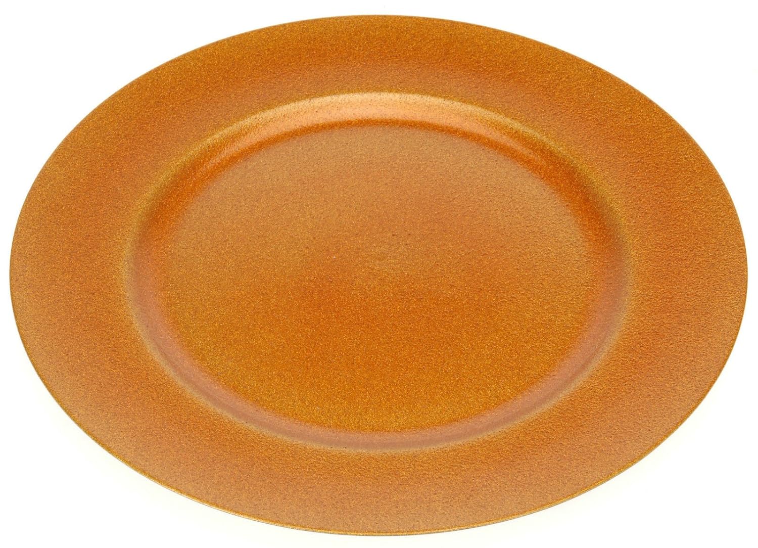 Set of 4 Charger Plates 33cm Round Or Square Gold Red Copper Silver