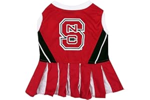 Pets First NCAA North Carolina State Wolfpack Dog Cheerleader Outfit, X-Small