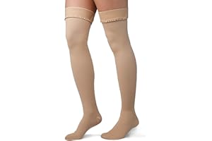 LEMON HERO Thigh High Compression Stockings 20-30mmHg Closed Toe - Graduated Medical Class 1 Support for Women & Men