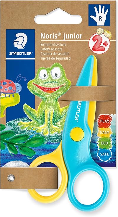 STAEDTLER Noris Junior Safety Scissors 10cm Right-Handed for Ages 3+