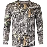 Mossy Oak Long Sleeve Hunting Camo Shirt for Men, with Pocket