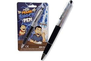 Laughing Smith Shock Pen - The Ultimate Electric Pen Prank - Practical Joke Toy - Hilarious Shock Pen Prank - Shockingly Fun Gag Gift for Friends and Family (1-Pack)