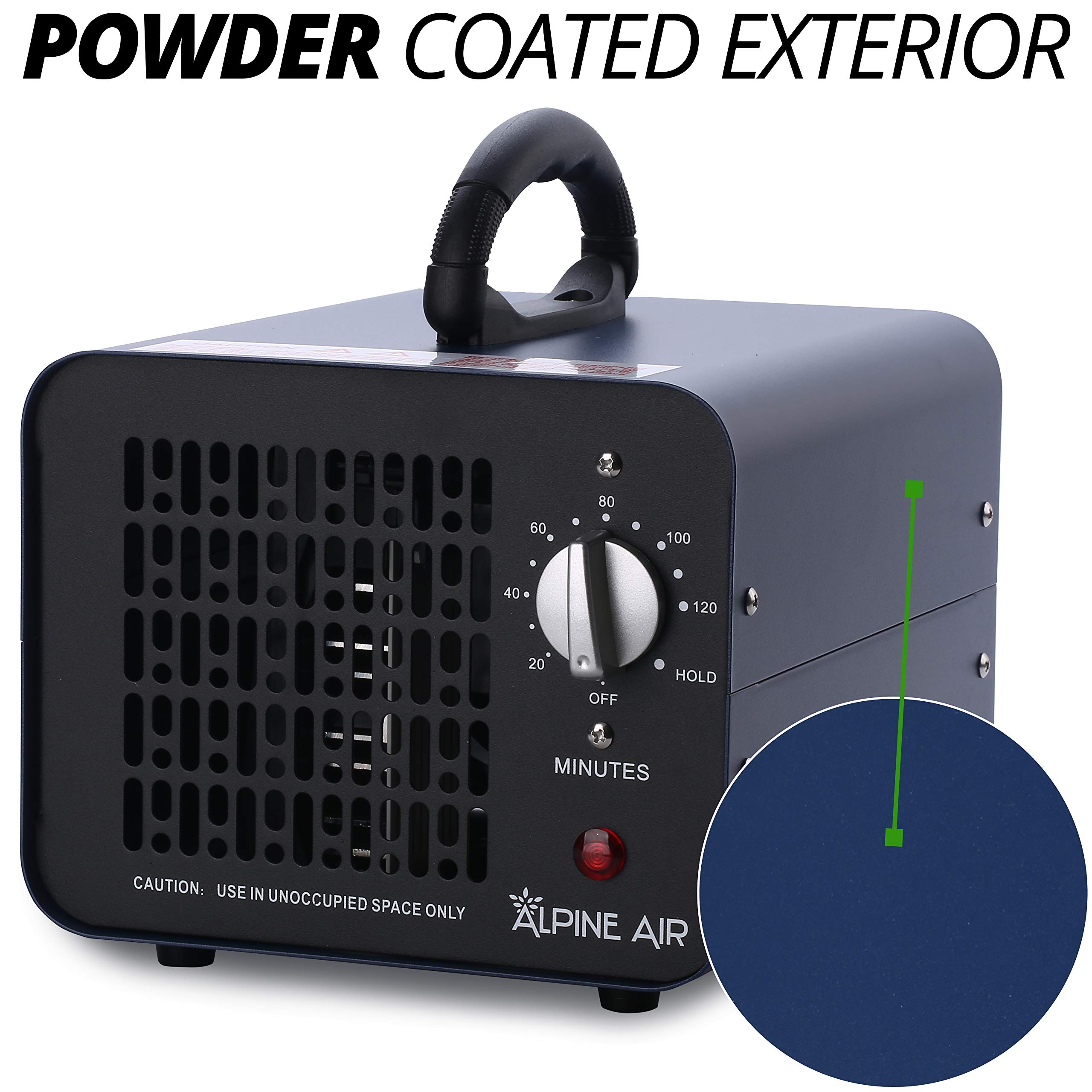 Alpine 70W 45,000 mg/h Ozone Generator Air Ionizer Ozone Odor Eliminator for Home and Kitchen, Commercial Ozone Machine Odor Removal Air Purifier for Office, Cars, & Rooms