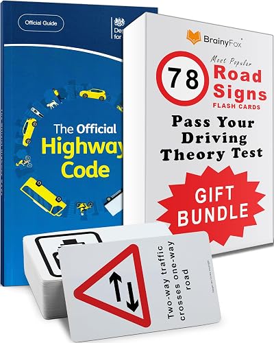 78 UK Driving Theory Test Kit: Highway Code 2026 + 78 Road Signs Flash Cards
