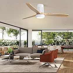 Sofucor 52 Inch Low Profile Ceiling Fans with