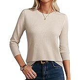 GRACE KARIN Cashmere Sweaters for Women Merino Wool Long Sleeve Sweater Casual Fall Crew Neck Sweater with Socks 2026