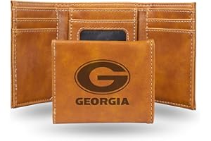 NCAA Rico Industries Laser Engraved Trifold Laser Engraved Tri-Fold Wallet - Men's Accessory