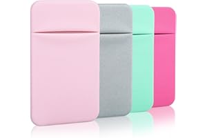 Costyle Slim Credit Card Holder for Back of Phone Cell Phone Stick On Wallet