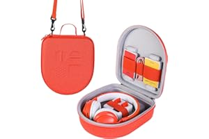 GENZOXRUG Travel Case Compatible with Yoto Mini Player & Accessories,Hard Protective Storage Carrying Shell with Adjustable Shoulder Strap, Holds Kids Speaker,Headphones & Up To 60 Audiobook Cards