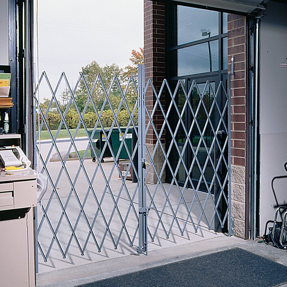 Relius Solutions Pivoting Double Gate 8'W Expanded 8'H Gray