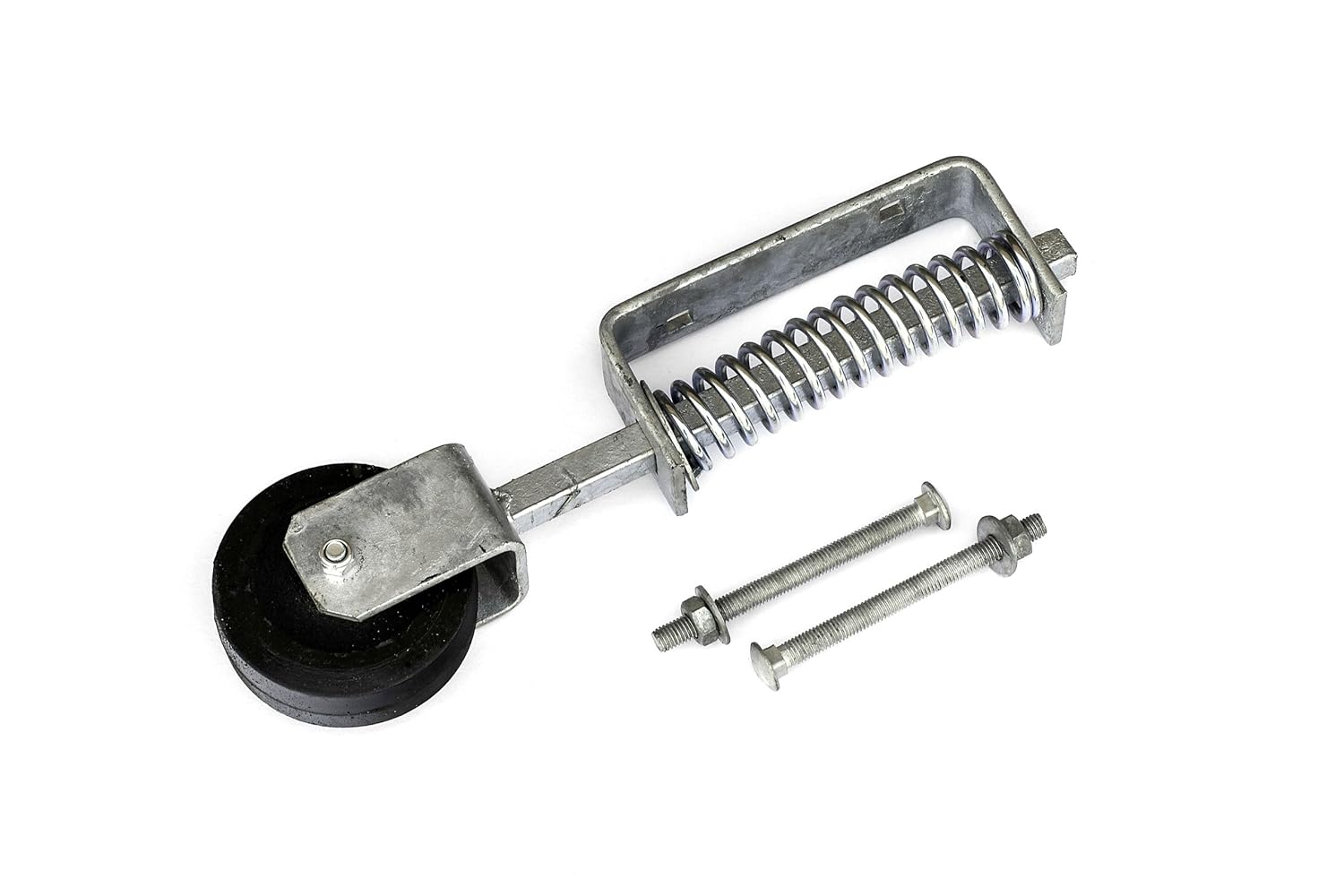 Засов воротный 150мм серебро. Защелка на ворота гаража. Колесо опорное пружинное для ворот дорхан. Пружина распашной ворота. Пружина распашной ворота.