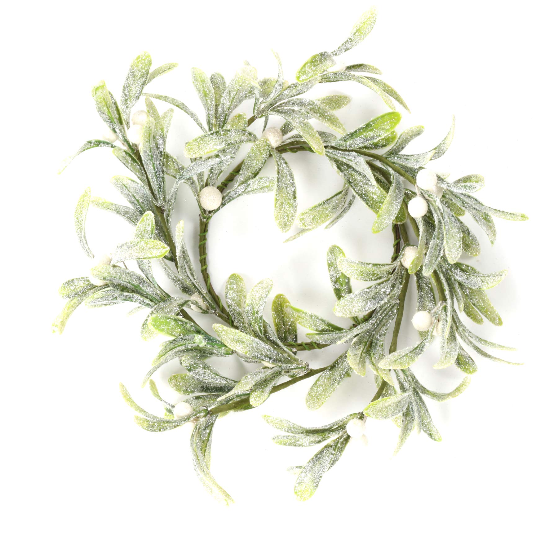 Christmas Round Mistletoe wreath 11cm - Decoration