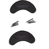 Guard Quality Heel and Toe Plates Polyurethane (Plastic) Taps Savers 1 Pair Self-Adhesive with Nails (Size 5)