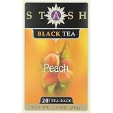 Stash Peach Black Tea, Tea , 20 ct