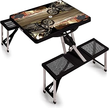 Amazon Com Picnic Time Harley Davidson Portable Folding Table