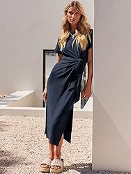 ANRABESS Women's 2025 Summer Maxi Tshirt Dress