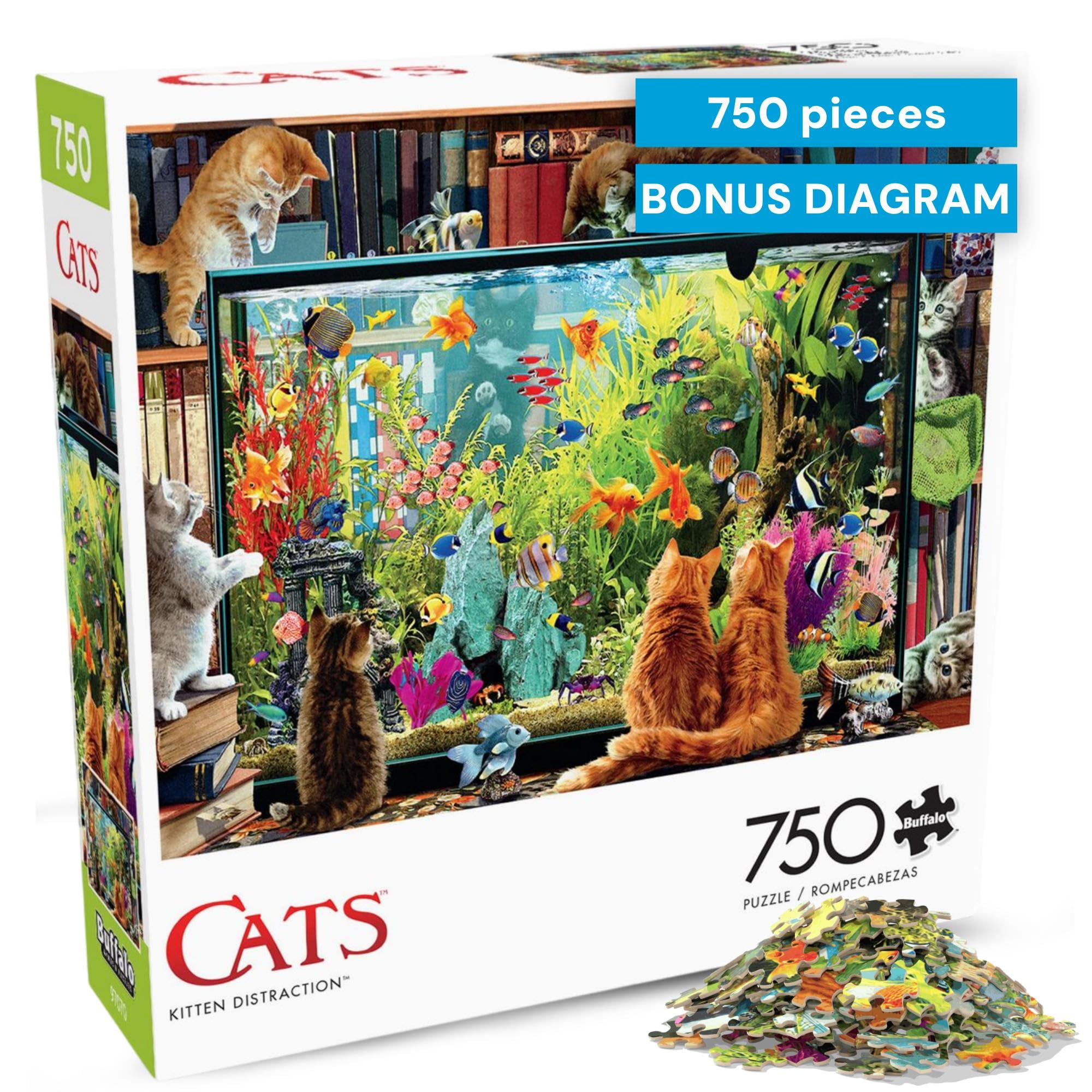 Buffalo Games - Kitten Distraction - 750 Piece Jigsaw Puzzle