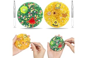 2 Pack Skin Picking Fidget Toys，Silicone Picking Pad with Tweezer, Hair Pulling Fidget Toys for Adults Stress Relief, Anxiety