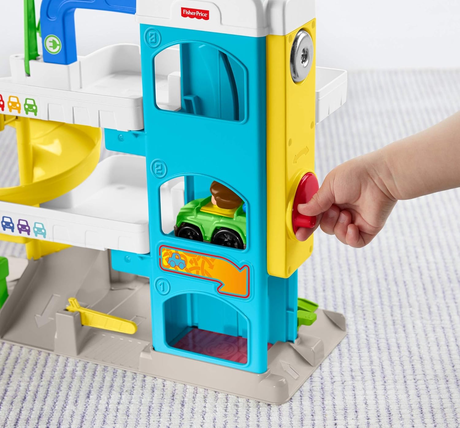fisher price garage with lift
