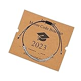 JoycuFF 2023 Morse Code Bracelets for Women Men