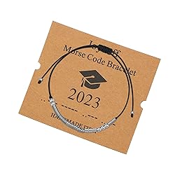 JoycuFF 2023 Morse Code Bracelets for Women Men