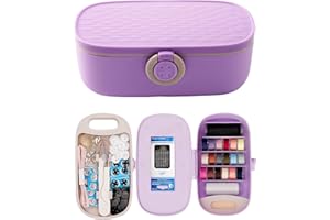 FKOG Sewing Kit, 135 Pcs Family Sewing Project Kit Travel Sewing Supplies Repair Kit Sewing Thread Accessories DIY Sewing Supplies Organizer (PP Sewing kit)