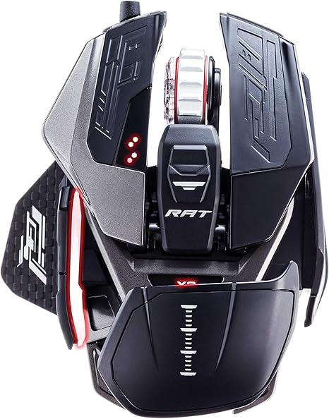 Amazon Com Mad Catz The Authentic R A T Pro X3 Gaming Mouse Black Computers Accessories