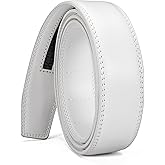 CHAOREN Ratchet Belt Replacement Strap 1 3/8”, Leather Belt Strap for 40MM Slide Click Buckle