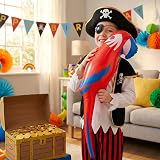 HENBRANDT Inflatable Parrot 48cm Party Bag Filler Toy Fun Decoration view 2