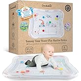 Premium Water Play Mat XXL – Award-Winning Inflatable Tummy Time Water Mat – Sensory & Motor Development Designed by Professi