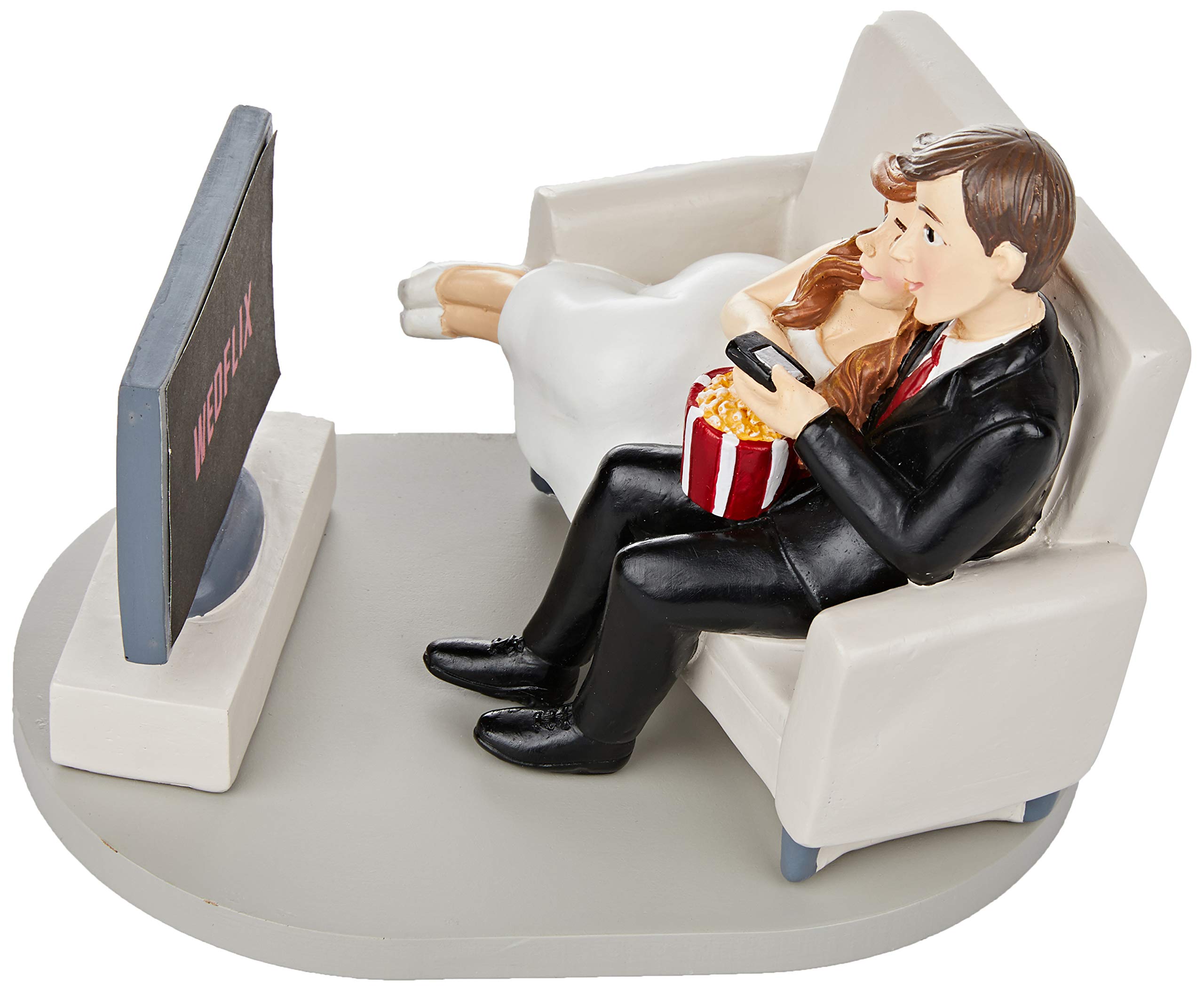 Mopec Darling Wedflix Bride and Groom Cake Figure 18x13.5cm