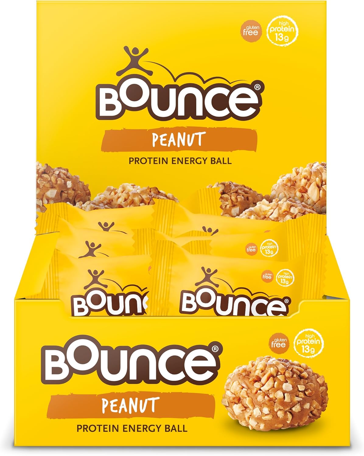 Bounce Peanut Protein Blast Energy Balls 45 g (12 x 45g) Amazon.co.uk