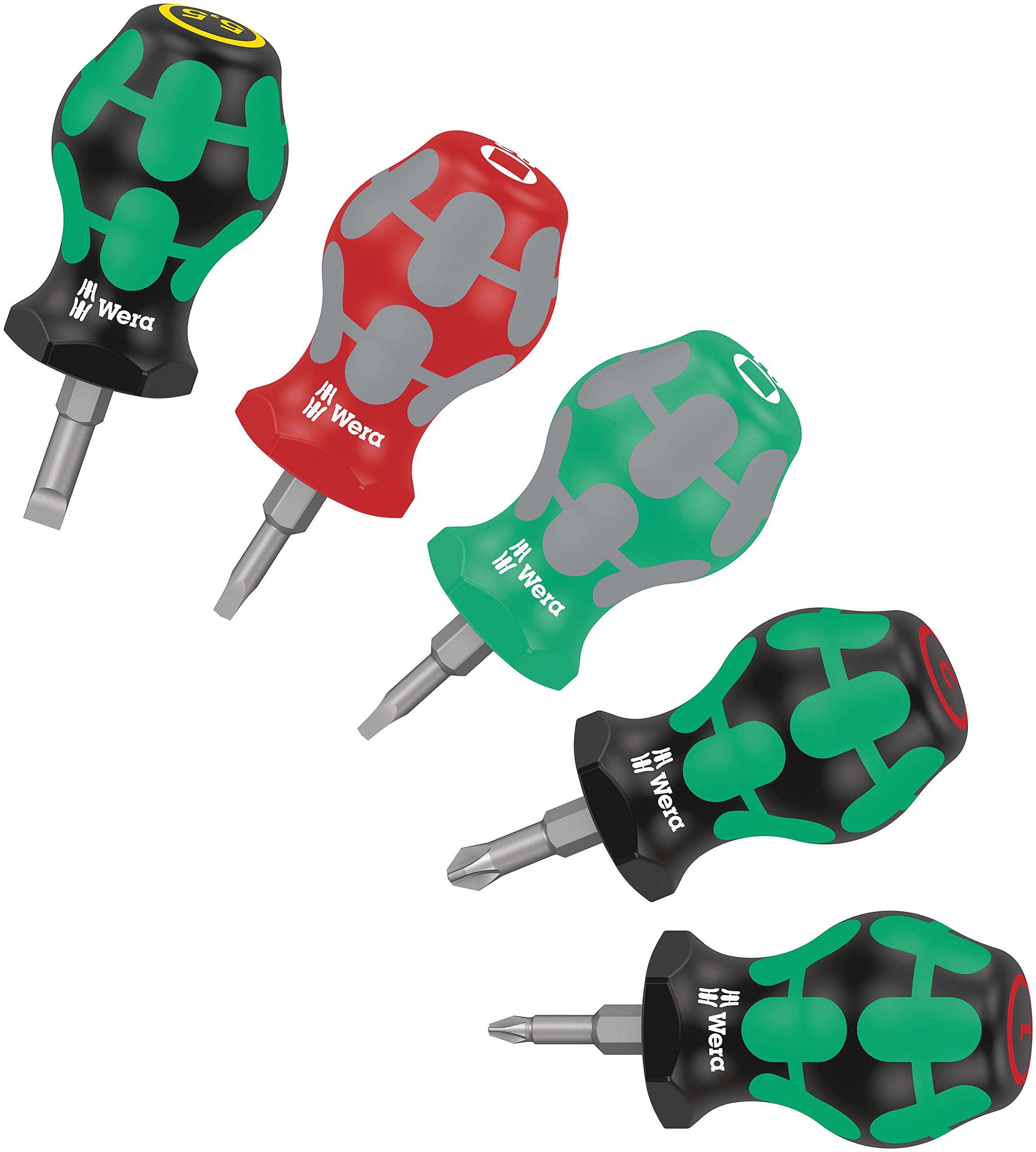 Wera Stubby Set 3 Screwdriver Set, 5 Pieces, 05008872001