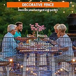 15 Panels No Dig Fence with Gate, 32 in(H) X 36