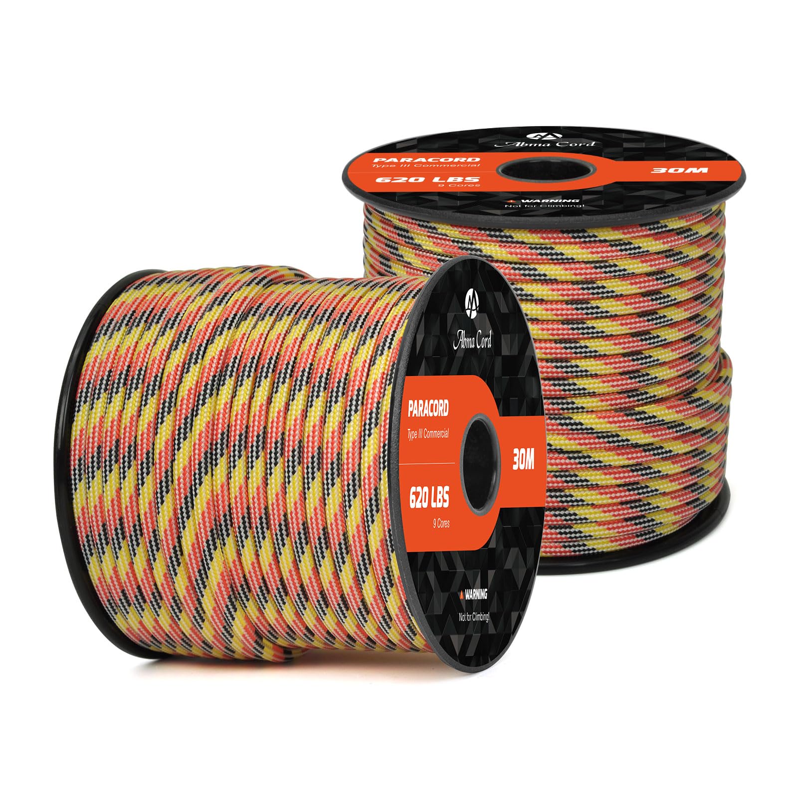 Abma Cord Paracord 620 lbs 4mm 9 Strands 100% Nylon 30M - German