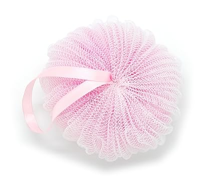 Basicare Pumpkin Bath Sponge, Pink