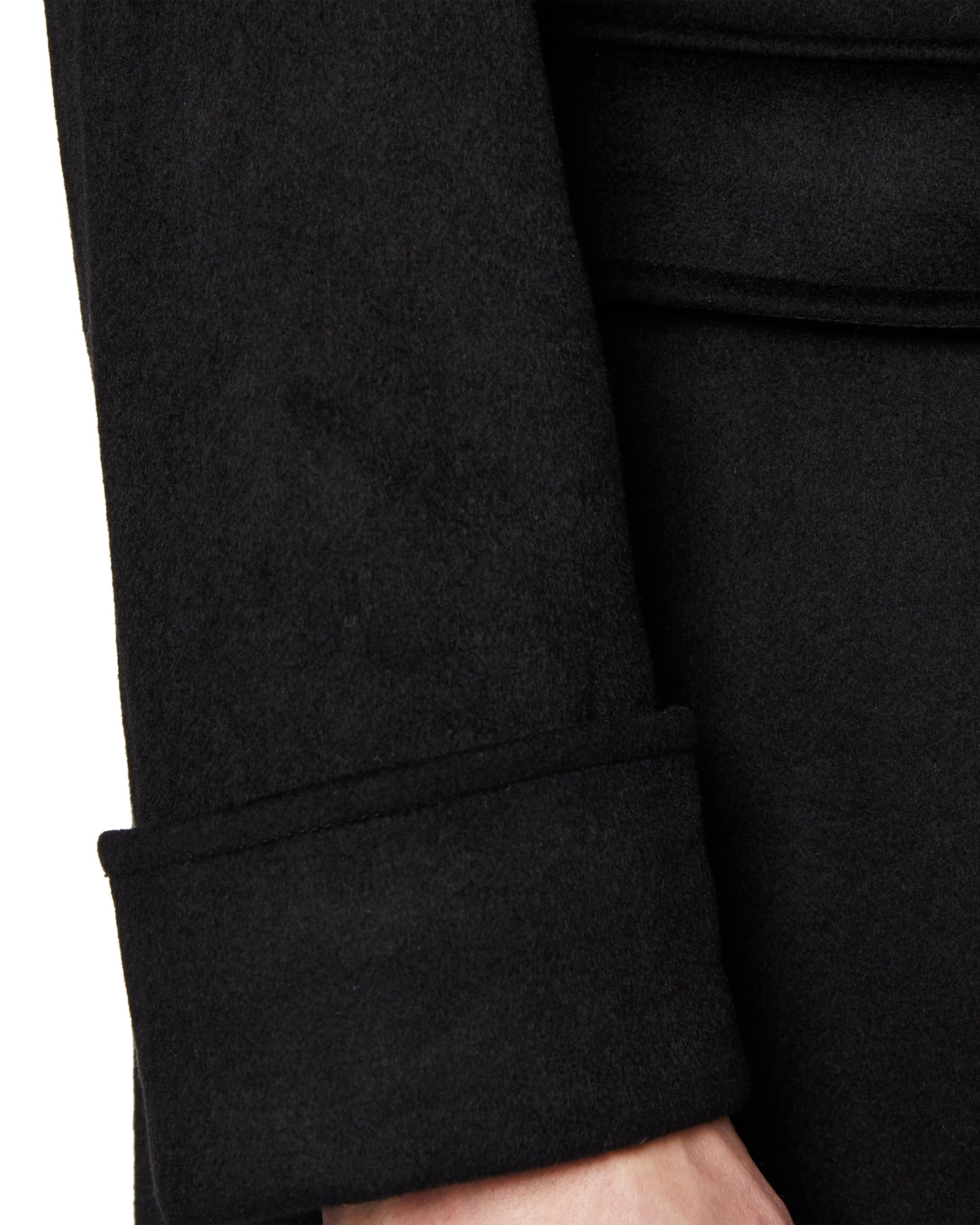 Traditional Epaulettes Coat Men s Black Wool Cashmere Overcoat traditional-epaulettes-coat-men-s-black-wool-cashmere-overcoat